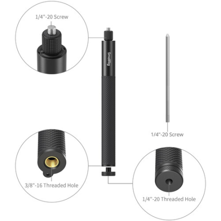 SmallRig 6319 - metalowy selfie stick do kamer sportowych